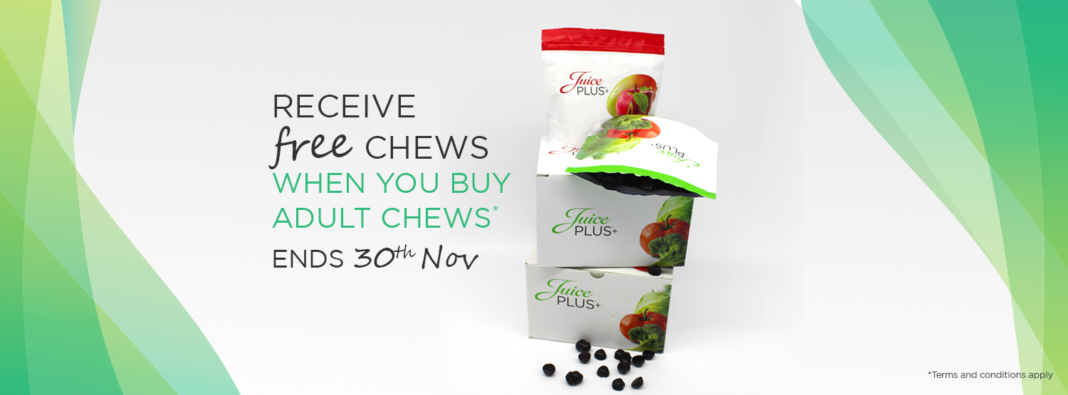Receive Free Chews When You Buy Adult Chewables*